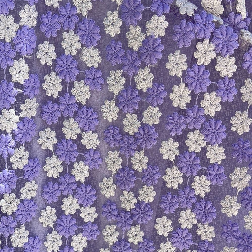 COPY - MK Floral Mauve Dress - Picture 6 of 9